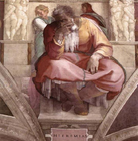 Michelangelo Buonarroti Jeremiah china oil painting image